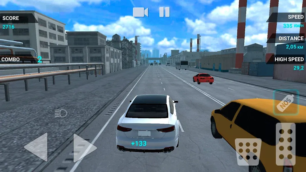 Traffic Racer Speeding Highway (Трафик Рейсер Скоростная Шоссе)  [МОД Меню] Screenshot 1