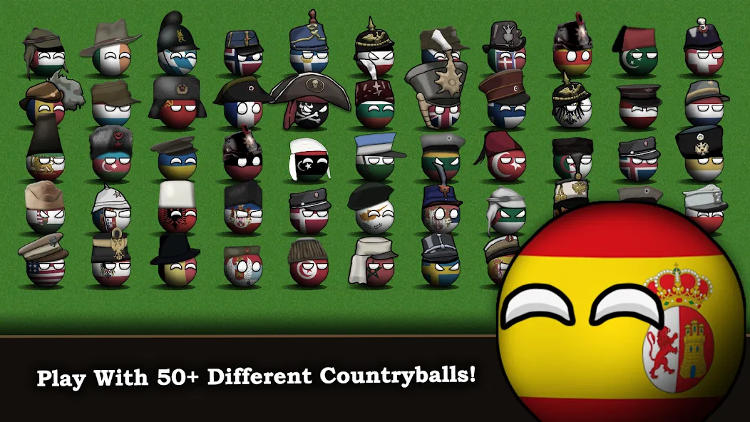 Countryball: Europe 1890 (Кантриболл)  [МОД Menu] Screenshot 1