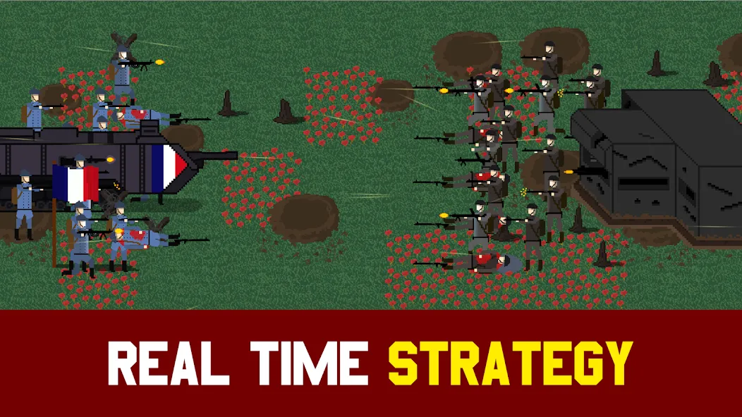 Trench Warfare 1917: WW1 RTS (Траншейная война 1917)  [МОД Menu] Screenshot 1