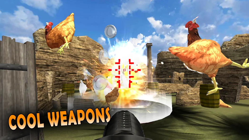 Cluck Shot: Chicken War FPS (Клак Шот)  [МОД Все открыто] Screenshot 4