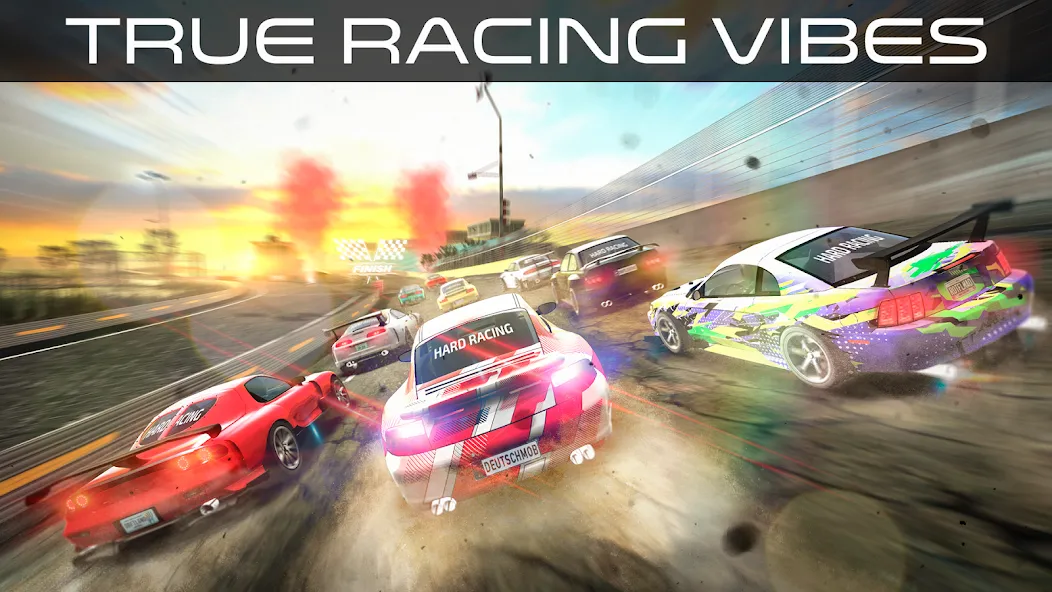 Hard Racing - Real Drag Racing (Хард Рейсинг)  [МОД Много монет] Screenshot 5