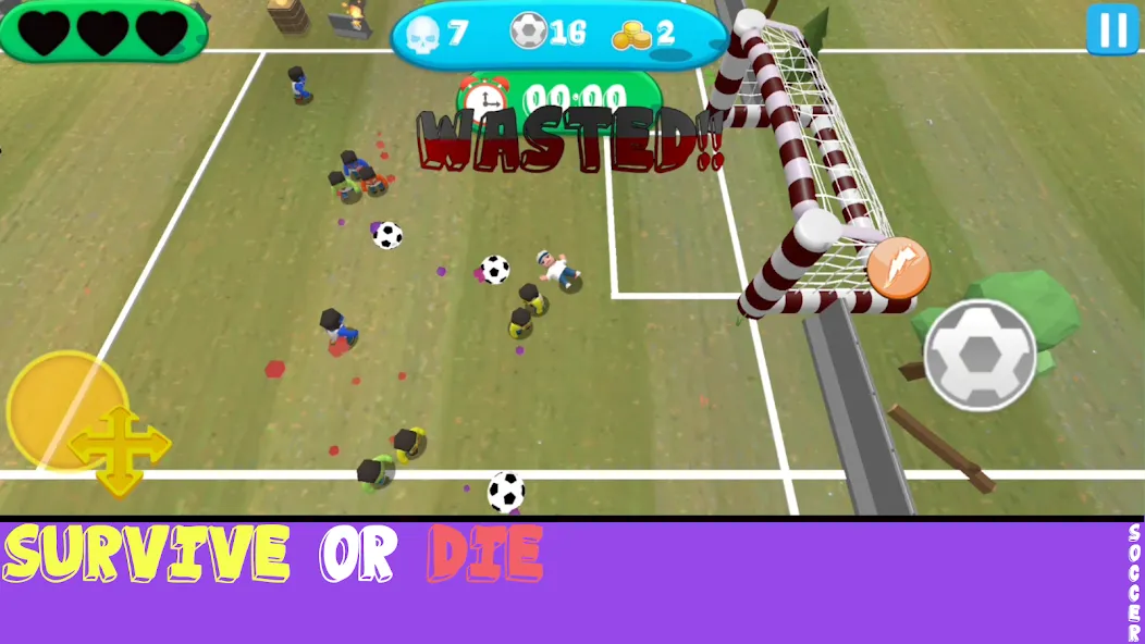 Soccer Apocalypse Survival (Соккер Апокалипсис Сурвивал)  [МОД Menu] Screenshot 2