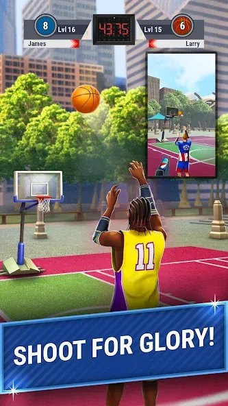 3pt Contest: Basketball Games  [МОД Меню] Screenshot 2