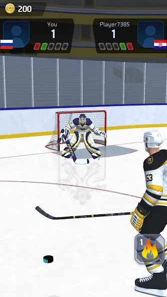 Hockey Game Stars 3D (Хоккей Гейм Старс 3D)  [МОД Mega Pack] Screenshot 1