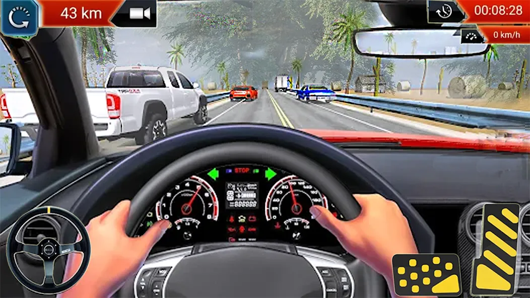 Car Highway Racing for Speed (Трафик Рейсер Трафик игры)  [МОД Все открыто] Screenshot 3