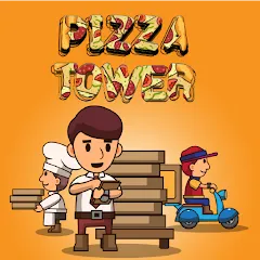 Взлом Pizza Tower: Idle Tycoon (Пицца Тауэр)  [МОД Menu] - последняя версия apk на Андроид