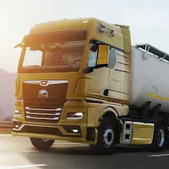 Взломанная Truckers of Europe 3 (Тракеры Европы 3)  [МОД Все открыто] - полная версия apk на Андроид