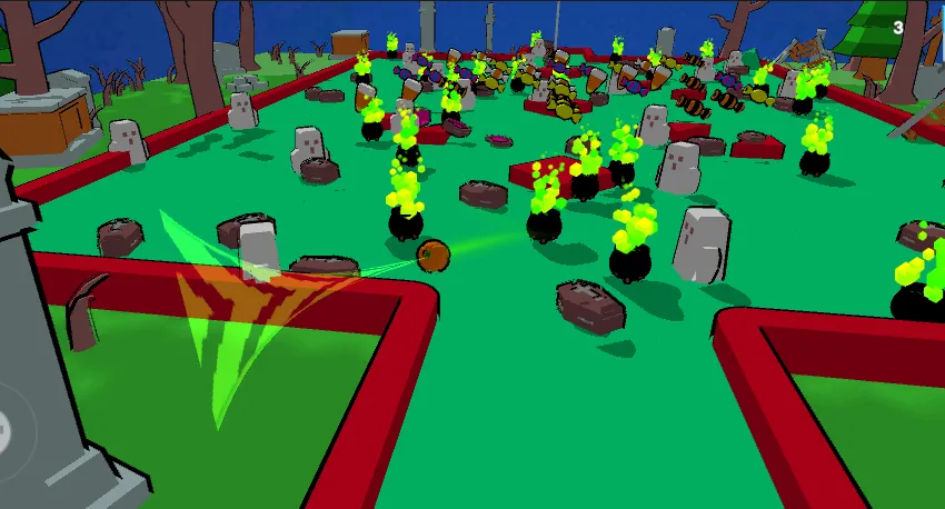 MiniGolf Madness: Halloween (МиниГольф безумие)  [МОД Бесконечные монеты] Screenshot 2