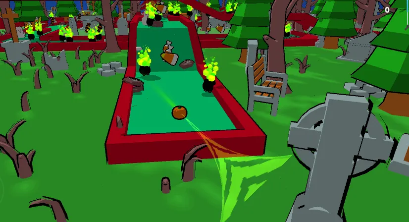 MiniGolf Madness: Halloween (МиниГольф безумие)  [МОД Бесконечные монеты] Screenshot 5