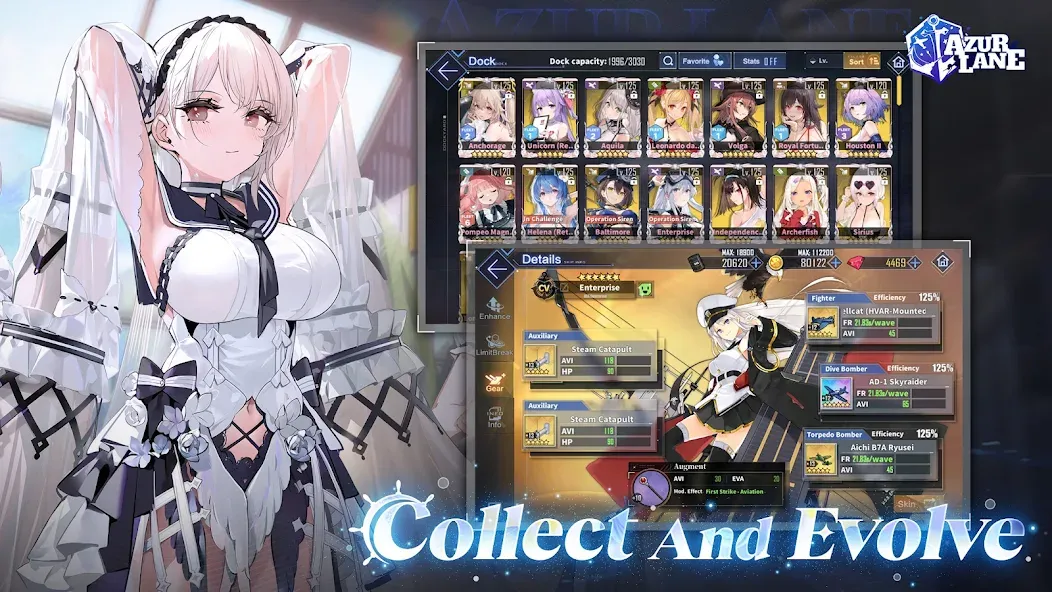 Azur Lane (Азур Лейн)  [МОД Бесконечные деньги] Screenshot 2