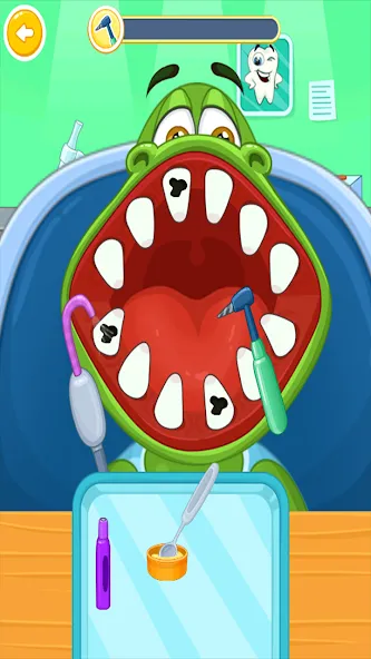 Children's doctor : dentist  [МОД Меню] Screenshot 3