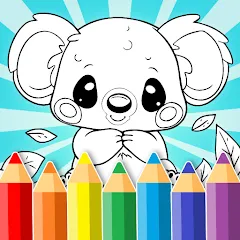 Взлом Animal coloring pages  [МОД Mega Pack] - стабильная версия apk на Андроид