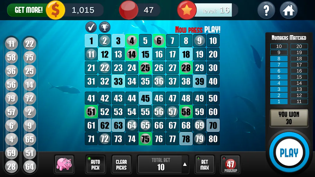 A Keno Game (А Кено игра)  [МОД Все открыто] Screenshot 1