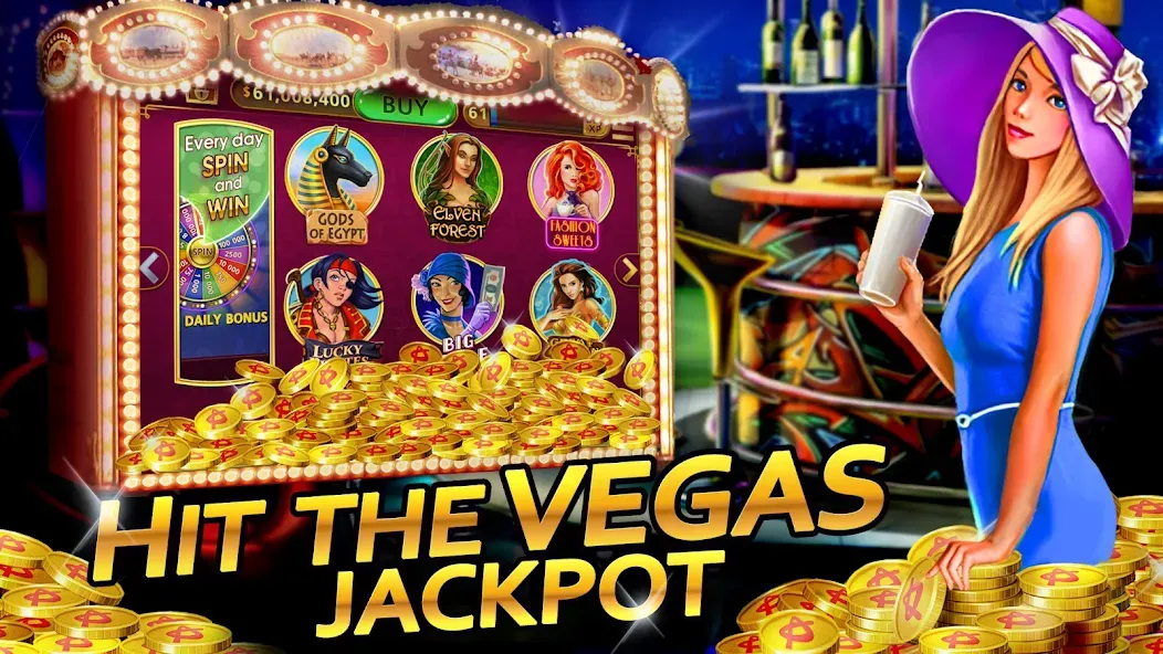 Vegas Casino - Slot Machines (Вегас Казино)  [МОД Unlimited Money] Screenshot 1