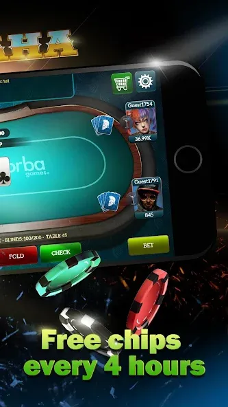 Live Poker Tables–Texas holdem  [МОД Unlocked] Screenshot 4