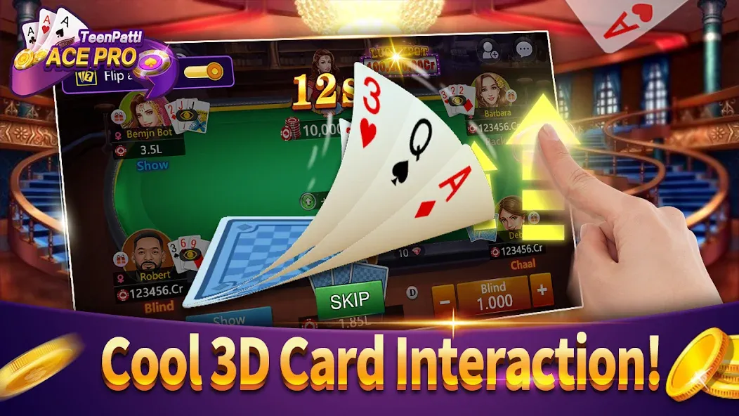 Teenpatti Ace Pro -poker,rummy (Тинпатти Эйс Про)  [МОД Меню] Screenshot 2