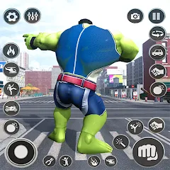 Скачать взломанную Black Monster Hero City Battle  [МОД Menu] - стабильная версия apk на Андроид