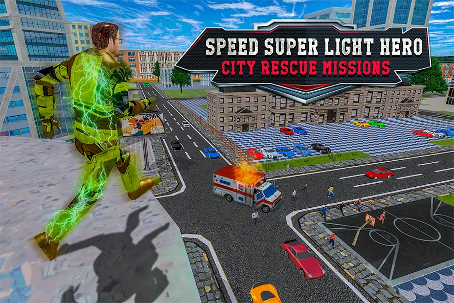 Light Superhero Speed Hero  [МОД Unlocked] Screenshot 5