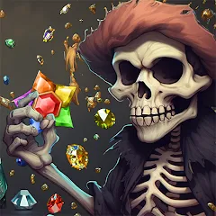 Скачать взлом Jewels Ghost Ship: jewel games (Джуэлз Гост Шип)  [МОД Все открыто] - стабильная версия apk на Андроид