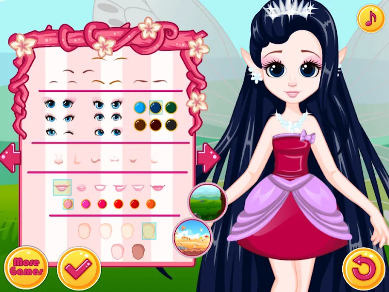 Fairy Dress Up - Girls Games  [МОД Бесконечные монеты] Screenshot 3