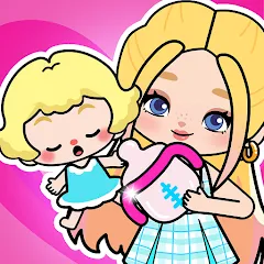 Взломанная Aha World: Baby Care (Аха Ворлд)  [МОД Много монет] - последняя версия apk на Андроид