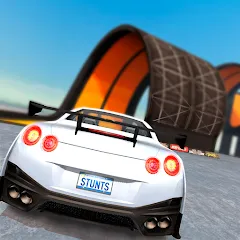 Скачать взломанную Car Stunt Races: Mega Ramps (Кар Стант Рейсы)  [МОД Меню] - стабильная версия apk на Андроид