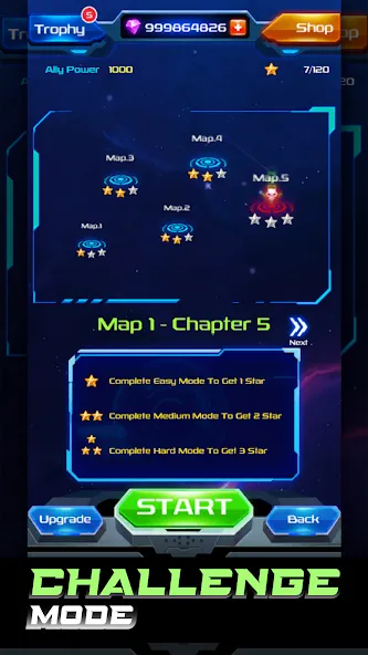 Galaxy Attack: Space Shooter (Гэлэкси Аттак)  [МОД Много монет] Screenshot 4