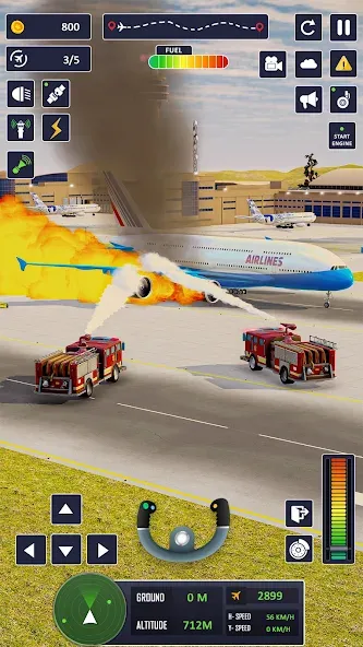 Airplane Game Flight Simulator  [МОД Mega Pack] Screenshot 5