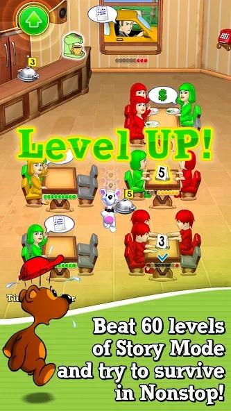 Lunch Rush HD Restaurant Games  [МОД Много денег] Screenshot 2