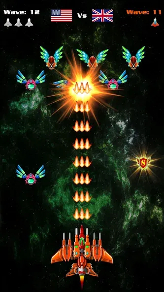 Galaxy Attack: Shooting Game (Гэлэкси Аттак)  [МОД Unlimited Money] Screenshot 2