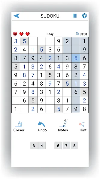 Sudoku Offline: Hard Puzzles (Судоку Оффлайн)  [МОД Все открыто] Screenshot 2