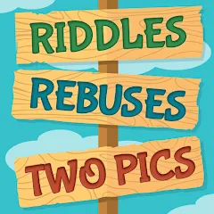 Скачать взломанную Riddles, Rebuses and Two Pics  [МОД Menu] - полная версия apk на Андроид