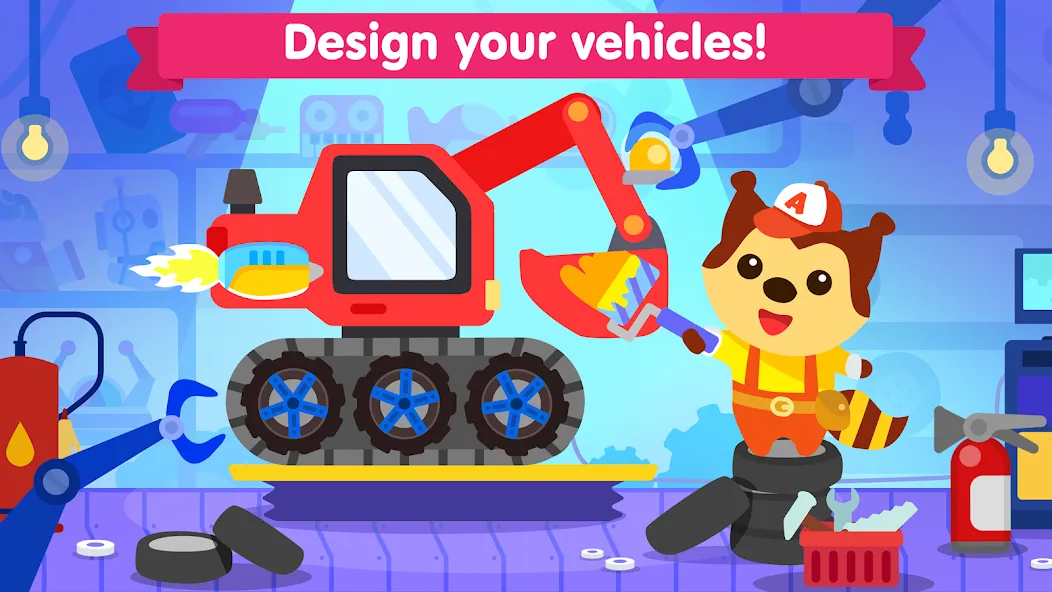 Car games for toddlers & kids  [МОД Много монет] Screenshot 1