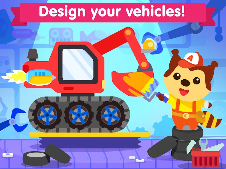 Car games for toddlers & kids  [МОД Много монет] Screenshot 4