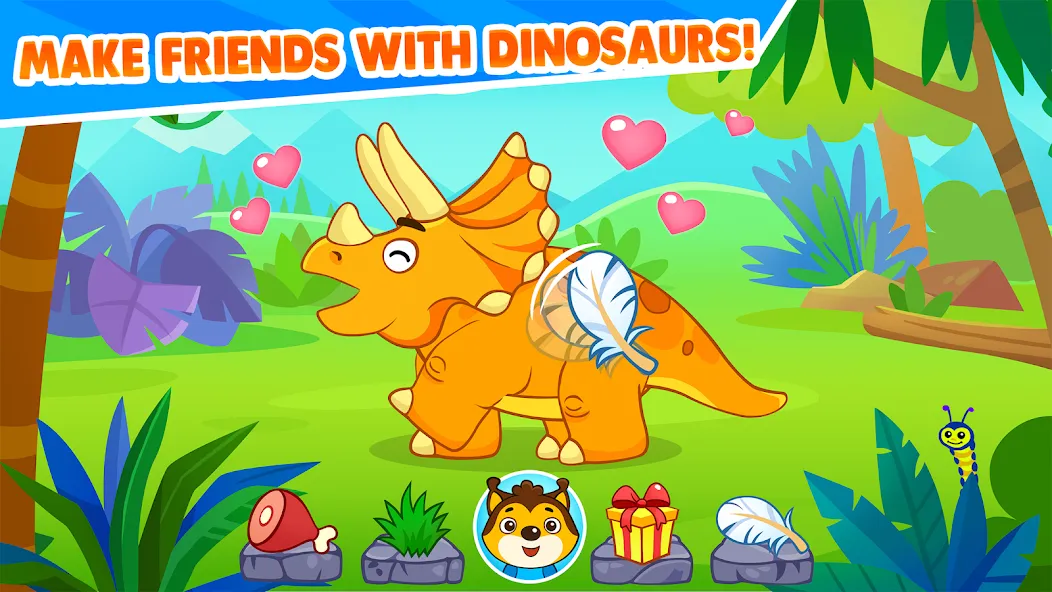 Dinosaur games for toddlers  [МОД Бесконечные монеты] Screenshot 4