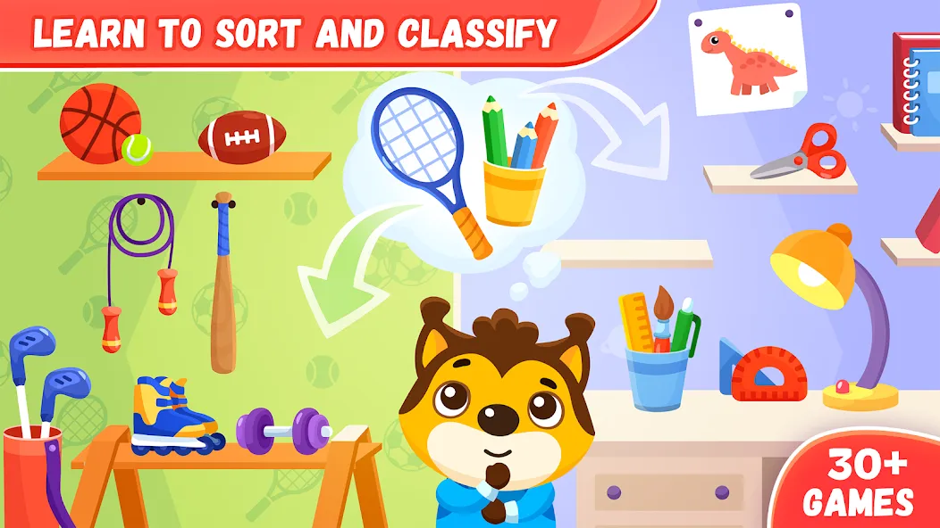 Educational games for kids 2-4  [МОД Бесконечные монеты] Screenshot 3