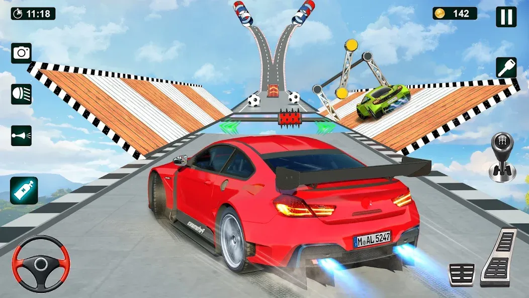 GT Car Stunt 3D: Ramp Car Game  [МОД Unlimited Money] Screenshot 4