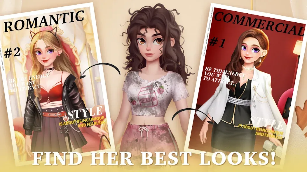 Fantasy Stylist: Match 3 (Фантазийный стилист)  [МОД Unlocked] Screenshot 2