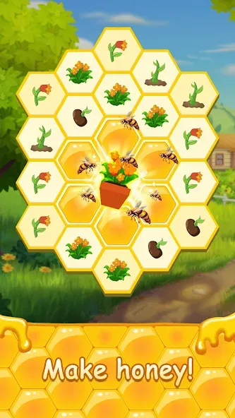 Honey Bottles - merge puzzle (Хани Ботлс)  [МОД Бесконечные монеты] Screenshot 3