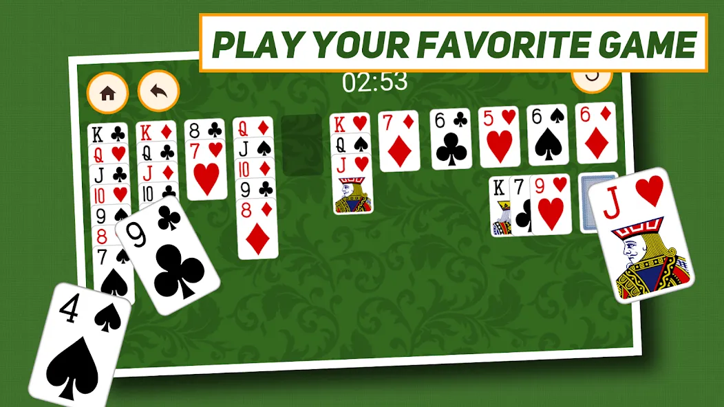 Klondike Solitaire: Classic  [МОД Бесконечные деньги] Screenshot 5