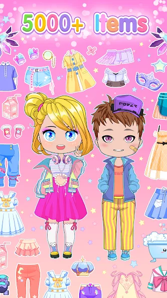 Chibi Doll Dress Up Games  [МОД Mega Pack] Screenshot 3