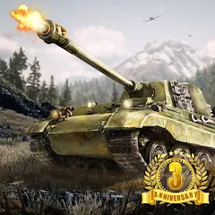 Скачать взломанную Tank Warfare: PvP Battle Game (Танковое сражение)  [МОД Все открыто] - полная версия apk на Андроид