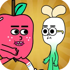 Скачать взломанную apple and onion running game (эппл энд онион раннинг гейм)  [МОД Unlimited Money] - стабильная версия apk на Андроид