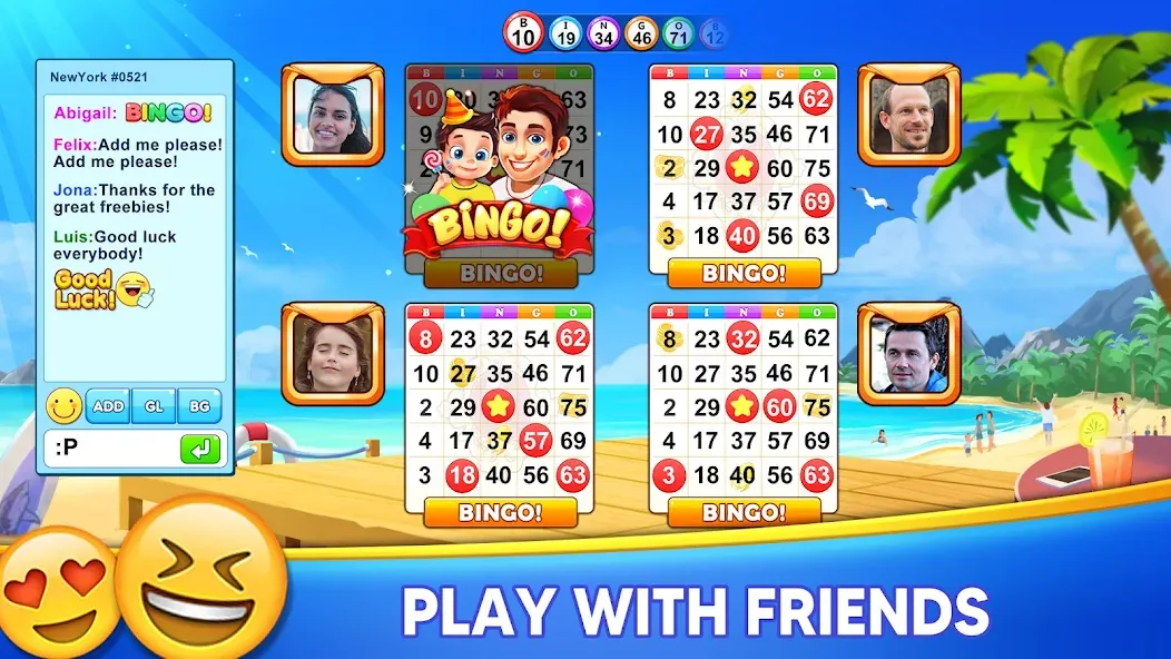 Bingo Holiday: Live Bingo Game  [МОД Бесконечные деньги] Screenshot 5