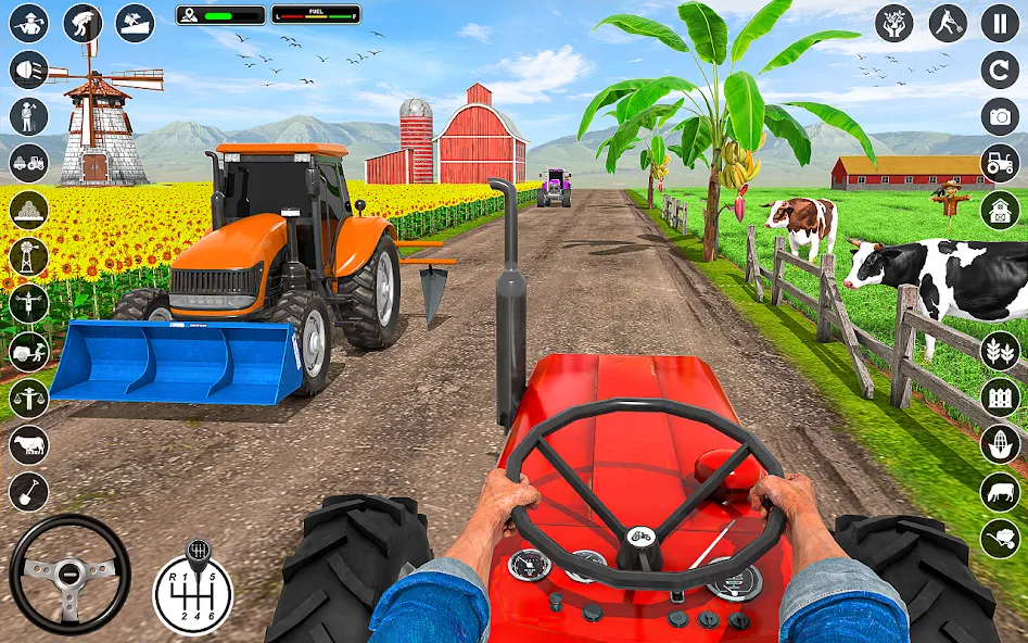 Tractor Farming: Tractor Games (Тракторное хозяйство)  [МОД Unlimited Money] Screenshot 1