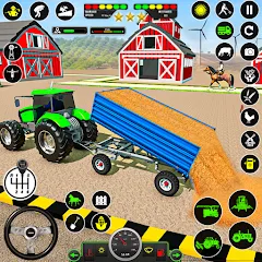 Скачать взлом Tractor Farming: Tractor Games (Тракторное хозяйство)  [МОД Unlimited Money] - последняя версия apk на Андроид