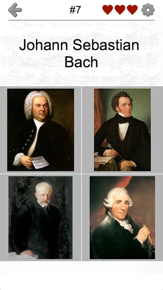 Famous Composers Portrait Quiz  [МОД Unlocked] Screenshot 2