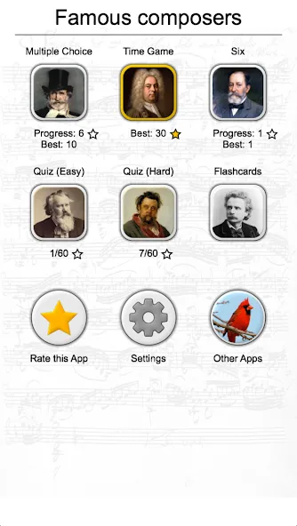 Famous Composers Portrait Quiz  [МОД Unlocked] Screenshot 3