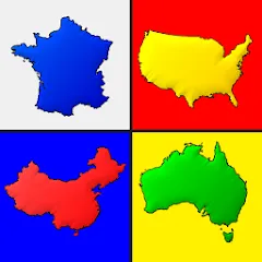 Скачать взломанную Maps of All Countries Geo-Quiz  [МОД Unlimited Money] - полная версия apk на Андроид