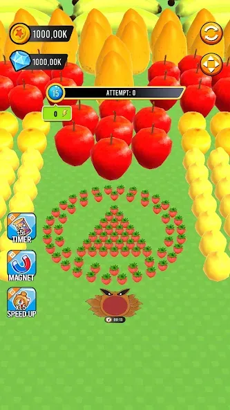 Fruit hole: Black hole (Фрут хол)  [МОД Бесконечные монеты] Screenshot 1